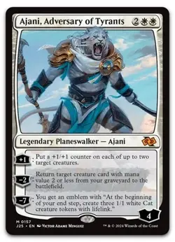 Ajani, Adversary of Tyrants #157 (NM) Foundations Jumpstart J25 Magic MTG - Image 1