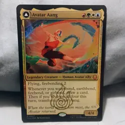 MTG Avatar: The Last Airbender, Avatar Aang / Aang, Master of Elements - Foil - Image 1