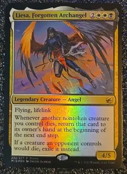 Magic The Gather Liesa, Forgotten Archangel Innistrad Midnight Hunt Foil 2023 NM - Image 2