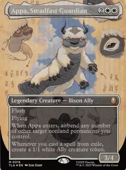 Appa Steadfast Guardian Borderless Foil 316 Avatar The Last Airbender MTG 000162 - Image 1