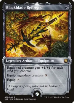 Blackblade Reforged (NM) #8 Showcase Signature Spellbook: Gideon SS2 Magic MTG - Image 1