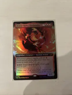 Avatar Roku, Firebender (Extended Art) Foil #191 MTG: Avatar The Last Airbender - Image 1
