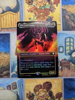 Fire Lord Azula Borderless FOIL R 0334 - TLA Avatar: The Last Airbender - NM - Image 1