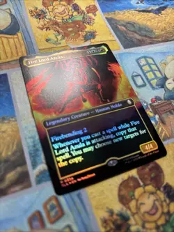 Fire Lord Azula Borderless FOIL R 0334 - TLA Avatar: The Last Airbender - NM - Image 3