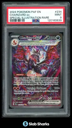 2024 POKEMON SV PALDEAN FATES - PAF EN #234/091 CHARIZARD EX SPECIAL IR PSA 9 - Image 1