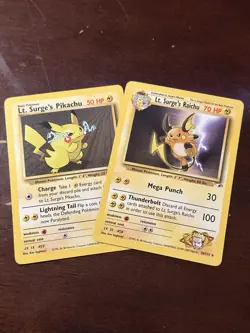Pokemon TCG Lt. Surge's Raichu 28/132 Non-Holo Rare Unlimited - Image 1