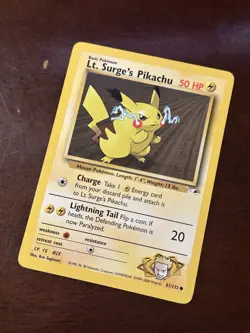 Pokemon TCG Lt. Surge's Raichu 28/132 Non-Holo Rare Unlimited - Image 4