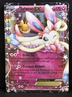 2016 Pokemon TCG Sylveon EX #RC21/RC32 Generations Holo Full Art LP Eeveelution - Image 1