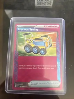 Pokemon TCG Precious Trolley Trainer Surging Sparks Ace Spec 185/191 SSP - Image 1