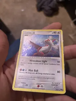 Pokemon Latias 3/17 POP Series 7 Promo Holo Rare HP/DMG. Swirl - Image 2