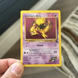 Pokemon Wotc Black Star Promo # 19 Sabrina's Abra NM - Image 1