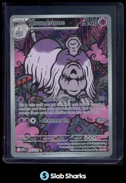 2025 POKEMON MEGA EVOLUTION - MEG EN #145/132 HOUNDSTONE ILLUSTRATION RARE - Image 1