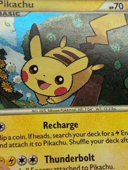 Pokemon, Pikachu, Rare, Holo, HG5503, Black Star Promo, LP-MP - Image 3