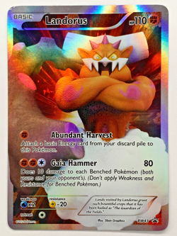 Pokemon Black & White, Landorus, BW43 Promo, LP - NM - Image 1