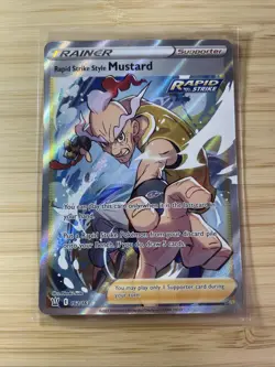 Rapid Strike Style Mustard 162/163 - Battle Styles Ultra Rare - Pokemon TCG (NM) - Image 1