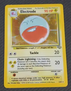 Pokemon TCG: Rare Electrode 2/64, Jungle Set, 1999 WoTC, Unlimited, Holo #2 - Image 1