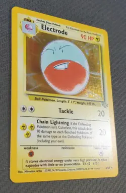 Pokemon TCG: Rare Electrode 2/64, Jungle Set, 1999 WoTC, Unlimited, Holo #2 - Image 3
