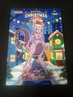 Pokemon 2024 Peru DKV Collectoons Christmas Set #130 Mewtwo Holo US Seller - Image 1