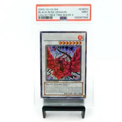2008 Black Rose Dragon YU-GI-OH! Wave 2 EN003 PSA 9 - Image 1