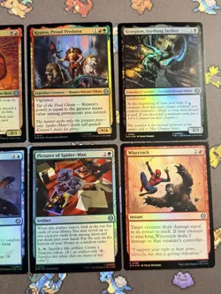 8 Cards Lot Uncommon Foil MTG Magic The Gathering Spider-Man Collector Booster - Image 3