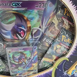 Pokemon TCG: Lunala GX Box Promo Card 4 Booster Packs New Factory Sealed - Image 3