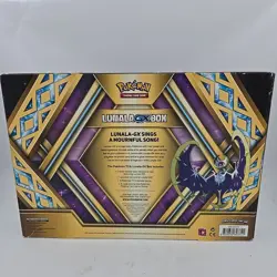 Pokemon TCG: Lunala GX Box Promo Card 4 Booster Packs New Factory Sealed - Image 4