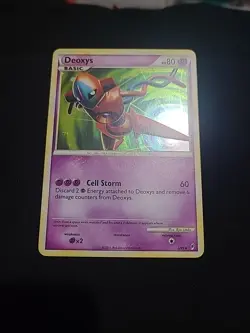 Pokemon Card: Deoxys 2/95 HP/MP Played Call of Legends Holo Rare Psychic TCG - Image 2