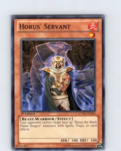 Yu-Gi-Oh TCG Horus' Servant LCYW-EN206 1st Edition Regular Common Card NM - Image 1