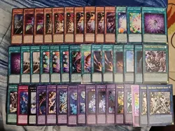 Yugioh 43 Card Gem Knight OTK Deck Core Dispersion Hollowcore Thrust Diamond - Image 1