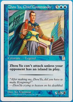 Zhou Yu, Chief Commander Portal Three Kingdoms NM Rare CARD (476407) ABUGames - Image 1
