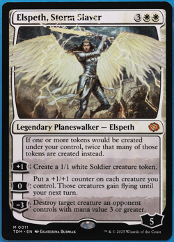 Elspeth, Storm Slayer Tarkir: Dragonstorm NM Mythic Rare CARD (507578) ABUGames - Image 1