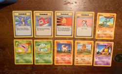 10 VINTAGE Pokemon Cards from Various Classic Sets!! - Image 1