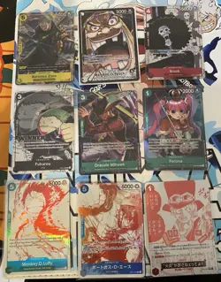 One Piece Cards Marshall D Teach Alt Leader Zoro Brook Parallel Fukurou Winner - Image 1