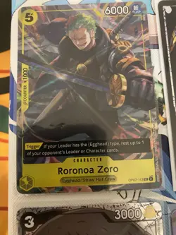 One Piece Cards Marshall D Teach Alt Leader Zoro Brook Parallel Fukurou Winner - Image 2