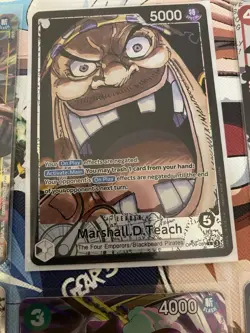 One Piece Cards Marshall D Teach Alt Leader Zoro Brook Parallel Fukurou Winner - Image 3