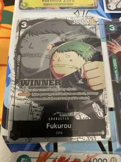 One Piece Cards Marshall D Teach Alt Leader Zoro Brook Parallel Fukurou Winner - Image 5