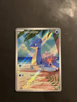 Misty's Lapras 194/182 DRI Illustration Rare IR Destined Rivals Pokemon Card NM - Image 1