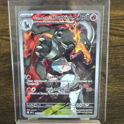 Pokemon TCG Team Rockets Houndoom Illustration Rare Card 191/182 Destined Rivals - Image 2