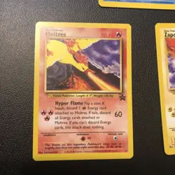 Moltres Articuno Zapdos #21,#22,#23 Movie Promo Pokemon Cards WOTC - Image 2