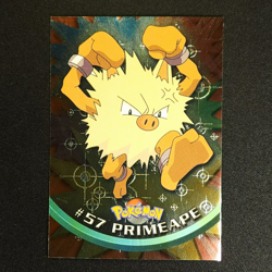 Primeape 57 - Topps Series Chrome Foil - Pokemon Card - Image 1