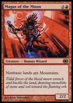 MTG MAGUS OF THE MOON PLAYED - MAGUS DELLA LUNA - FUT - MAGIC - Image 1