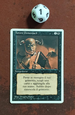 MTG DEMONIC TUTOR POOR - TUTORE DEMONIACO - FWB - MAGIC - Image 1