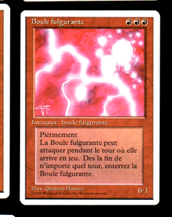 MRM FR/VF Boule fulgurante - Ball Lightning MTG magic 4ED - Image 1
