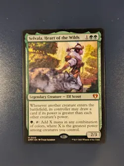 Selvala, Heart of the Wilds - CMM - Magic the Gathering - NM - MTG - Image 1