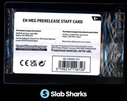 2025 POKEMON BLACK STAR PROMO MEGA EVOLUTION PRERELEASE STAFF PROMOS SEALED - Image 2