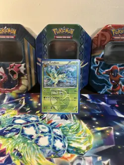 Pokemon Leafeon Cracked Ice Holo Deck Exclusive BW Plasma Freeze 11/116 - Image 1