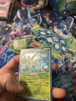 Pokemon Leafeon Cracked Ice Holo Deck Exclusive BW Plasma Freeze 11/116 - Image 3