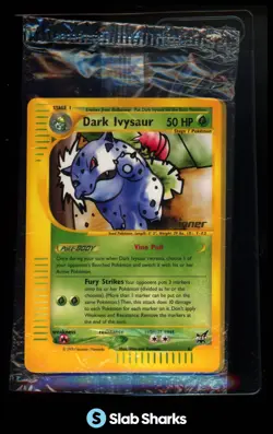 2003 POKEMON BEST OF GAME #6 DARK IVYSAUR WINNER SEALED - Image 1