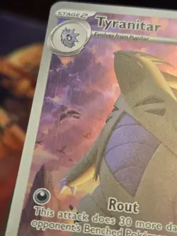 Pokemon - Tyranitar 222/193 IR - Paldea Evolved - LP (See Pics) - Image 3