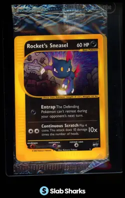 2002 POKEMON BEST OF GAME #5 ROCKET'S SNEASEL - Image 1